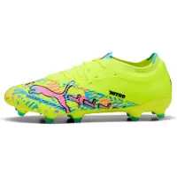 Puma Ultra Nitro 7 Match ADV Gras / Kunstgras Voetbalschoenen (MG) Neongroen Felblauw Felroze