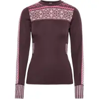 Kari Traa - Women's Ines L/S - Merino-ondergoed XL, bruin