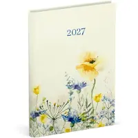 Lannoo Flowers Desk Agenda 2027 Yellow