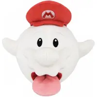 TOGETHER Super Mario pluche figuur, Boo, Mario, 21 cm