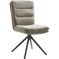 Pronto Wonen Eetkamerstoel Letta - Groen - Velvet - Spinpoot -