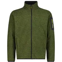 CMP - Jacket Jacquard Knitted 38H2237 - Fleecevest 54, olijfgroen