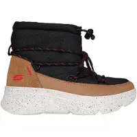 SKECHERS Dames Bobsmt Peak Wandelschoenen (Zwart/Natuurlijk)