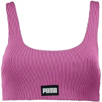 Puma Dames/Dames Streep Ronde Hals Bikinitop (Roze)