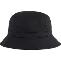 Puma Essentiële Embleem Emmer Hoed (Zwart)