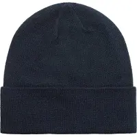 Lyle & Scott Geborduurde gebreide muts met logo voor volwassenen (Donkere marine)