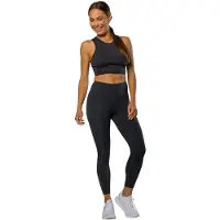 Nathan Dames/dames hoge taille legging (Zwart)