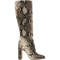 Steve madden Kniehoge laarzen van slangenleer voor dames (Lichtbeige/natuurlijke slangenhuid)