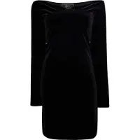 Faina Mini-jurk met lange mouwen Dames zwart