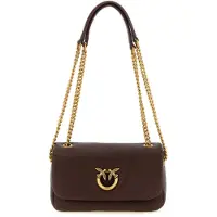 Pinko Bruin Lamsleer Schoudertas