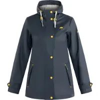 Schmuddelwedda Regenjas incus Dames marine licht grijs gem