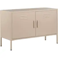 Beliani URIA - Kantoorkast - Beige - Staal