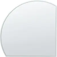 Beliani OZENAY - LED-badkamerspiegel - Zilver - Glas