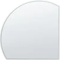 Beliani OZENAY - LED-badkamerspiegel - Zilver - Glas