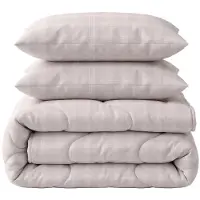 Sleeptime Lazy dekbed zonder overtrek Mirela incl. kussensloop - zand - 200x220