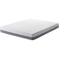 Beliani GLEE - Traagschuimmatras - Grijs - 160 x 200 cm - Polyester