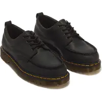 Dr. Martens Heren Mocassins van Leer Lowell zwart (43), Plat, Veters, Casual 43679001