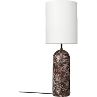 Gubi Gravity XL vloerlamp Maroon marble-white