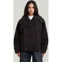 G-Star Tussenjas '4-Pocket Cape Jacket' zwart