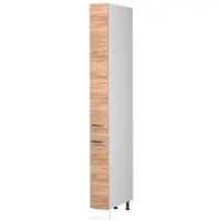 Vicco Apotheekkast Fame-Line, Goudkleurig Eiken/Wit, 20 cm, WB Eik