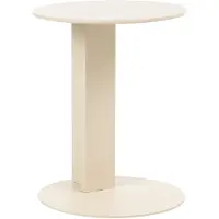 Beliani VANZAGO - Tuin bijzettafel - Beige - Gepoedercoat staal
