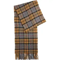 Barbour Sjaal Tartan Lamswol Lichtbruin - | Beige | Maat one size