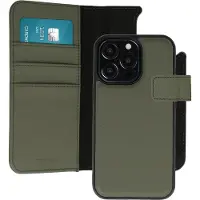 IMoshion Uitneembare 2-in-1 Luxe Bookcase voor de Apple iPhone 13 Pro - Groen