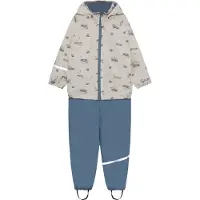 CeLaVi Regenkleding m. Fleece - Parelmoer Clouds - - 130 - Regenkleding