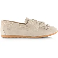 DWRS label Latty fringes beige Suede Dames | Maat 39