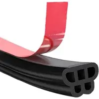 OEM Autodeurafdichting, 10 meter, zelfklevende deur bescherming, 5-delig, waterdicht rubberprofiel