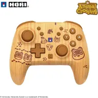 Hori Wireless Horipad Turbo - Wood Brown (Animal Crossing) - Switch