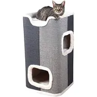 Famanu krabpaal voor katten - 78 cm - Lichtgrijs/Anthraciet