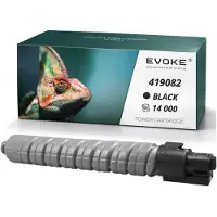 Evoke tonercartridge, compatibel met de Ricoh-printer 418133 419082, zwart, 14.000 pagina's, compatibel met IM350 en IM350F