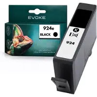 Evoke -patronen, compatibel met de HP-printer 924e 4K0V0NE, zwart, 46 ml, compatibel met de modellen 8122e, 8124e, 8125e, 8132e en 8134e