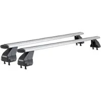 Menabo Omega Plus | Dakkofferhouder Ford - Focus II 2004-2011 - Aluminium - Lengte 112 cm - Draagvermogen 75 kg - Set van 2