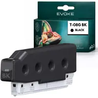 Evoke -inktpatronen, compatibel met de Epson-printer T08G1 C13T08G100, zwart, 700 ml, compatibel met Epson AM-C5000 en AM-C6000