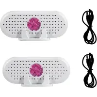 Melitt 2 Stuks Kleine Luchtontvochtigers voor Kasten Mini Absorbers Draagbare Binnen Luchtontvochtiger Gesloten Ruimtes Kast en