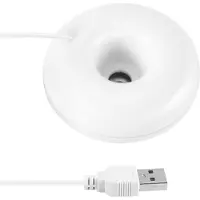 Jojomino Witte donut luchtbevochtiger usb kantoor desktop mini draagbare luchtreiniger wit