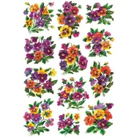 Herma Stickers Viola Kroon glittery - 10 stuks