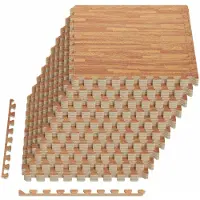 vidaXL Vloermatten 40 st Hout 14,4 m² EVA Schuim