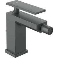 Hansgrohe Tecturis E - Bidetmengkraan met waste, EcoSmart, geborsteld zwart chroom 73200340