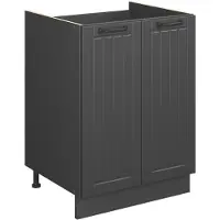 Vicco Wastafelkast Fame-Line, Donkergrijs/Antraciet, 60 cm