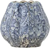 Creative Collection Vaas aardewerk blauw Hetty 20cm