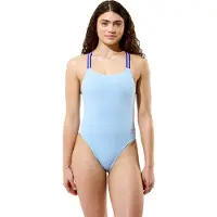 Speedo - Women's Female Solid Comfort V-Back - Badpak 38, blauw