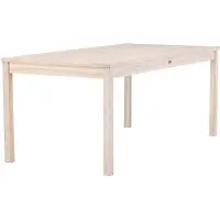 Nest of Nora Eettafel teakhout 180x90 - Rechthoek - Witwash