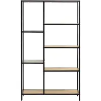 Nest of Nora Boekenkast 146 cm Lynor - Eiken melamine - Zwart