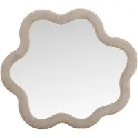 Nest of Nora Wandspiegel 70x70 - Golvende vorm - Boucle frame