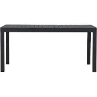 Nest of Nora Uitschuifbare tuintafel rechthoekig - Mara - Aluminium 160/240x100x75 - Zwart
