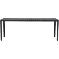 Nest of Nora Tuintafel Liva - aluminium 200x90 - Rechthoekig - Zwart