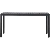 Nest of Nora Aluminium tuintafel Liva - rechthoekig 150x85 - Weerbestendig - Zwart